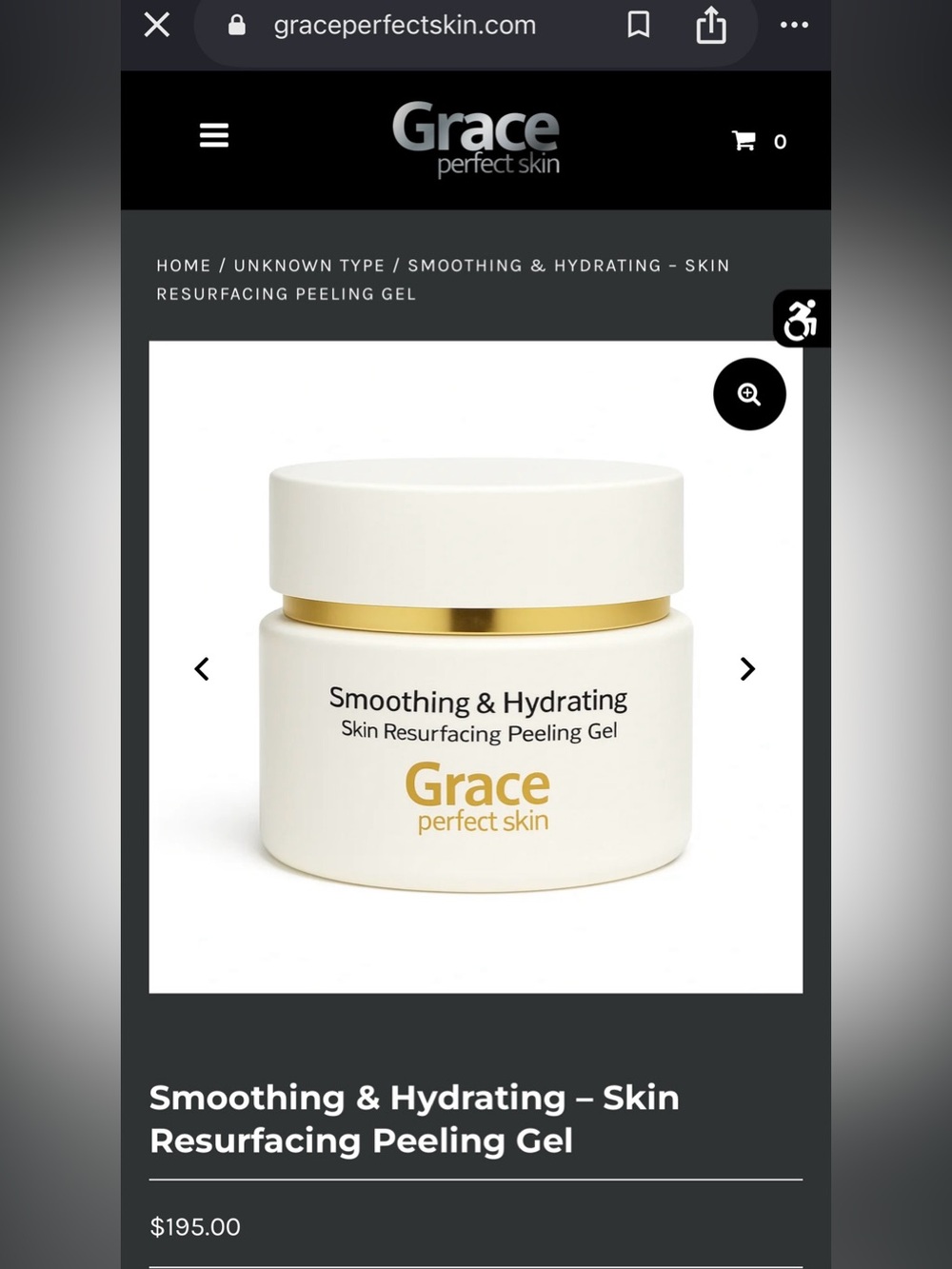 Grace Skin Resurfacing Peeling Gel — Luxurious spa quality
